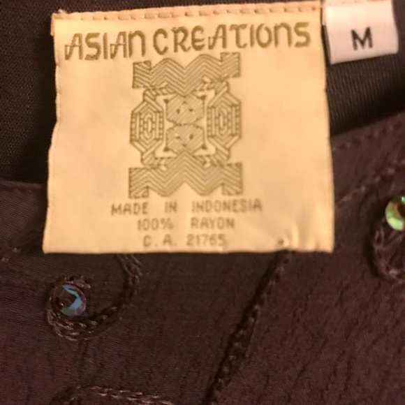 Long Purple Dress with Green Iridescent Sequins - Picture 7 of 12